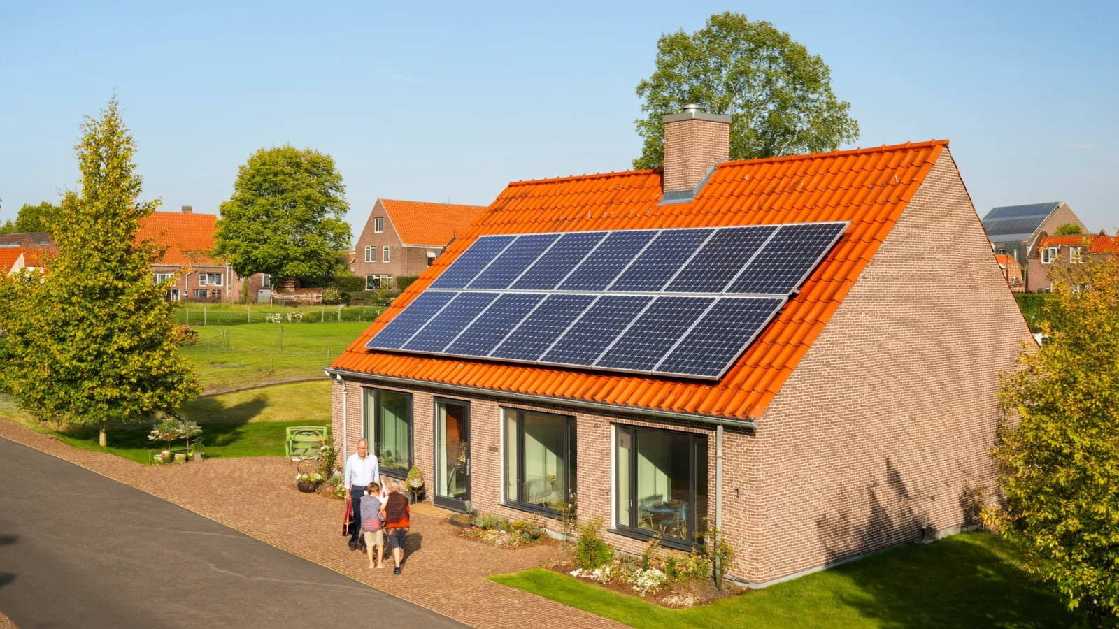 Zonnepanelen geïntegreerd in dakpannen: