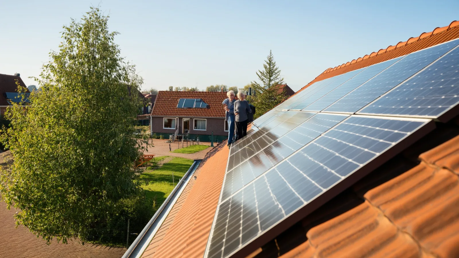 Zonnepanelen saldering gepensioneerde berekening 2026